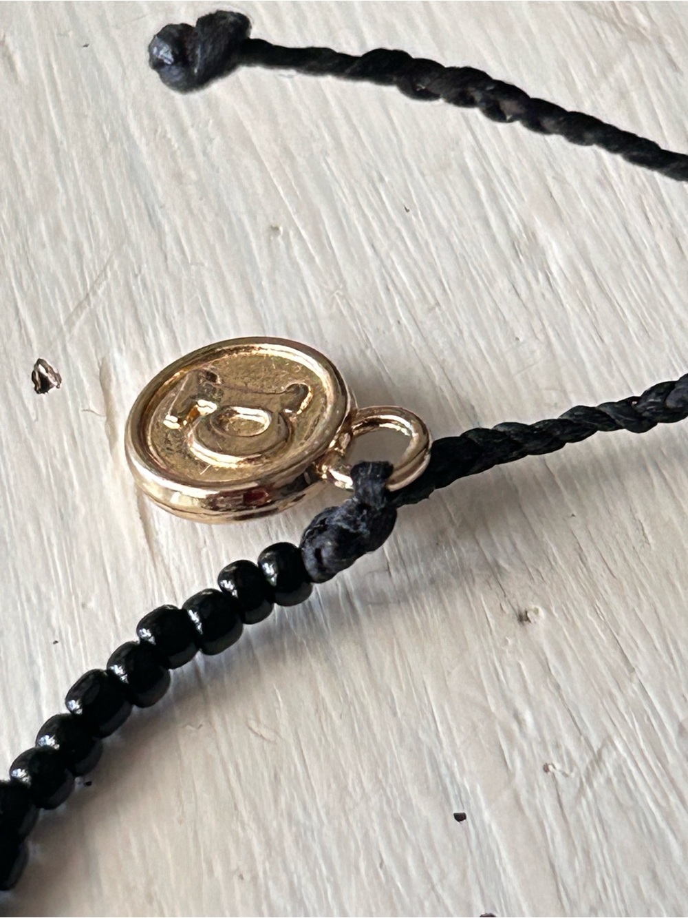 Pura Vida black seed bead lightening bolt adjustable  bracelet - Picture 3 of 3